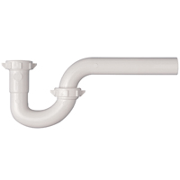 PLUMB PAK PP941W P-Trap 1-1/4 In OD Slip Joint White