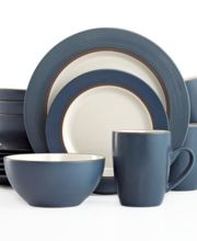 203635 Dinnerware Set 16PC Kensington Stone Blue