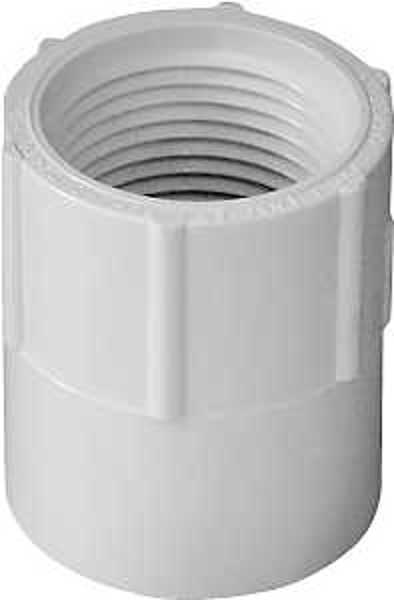 SLIP0 LASCO 435560 Female 3/4 In PVC Slip x FIP Sch 40 Pipe Adapter