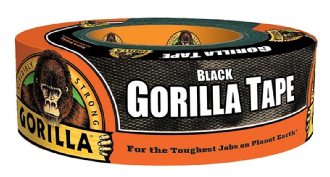 Gorilla Tape 10 Yard Heavy Duty Duct Tape Black