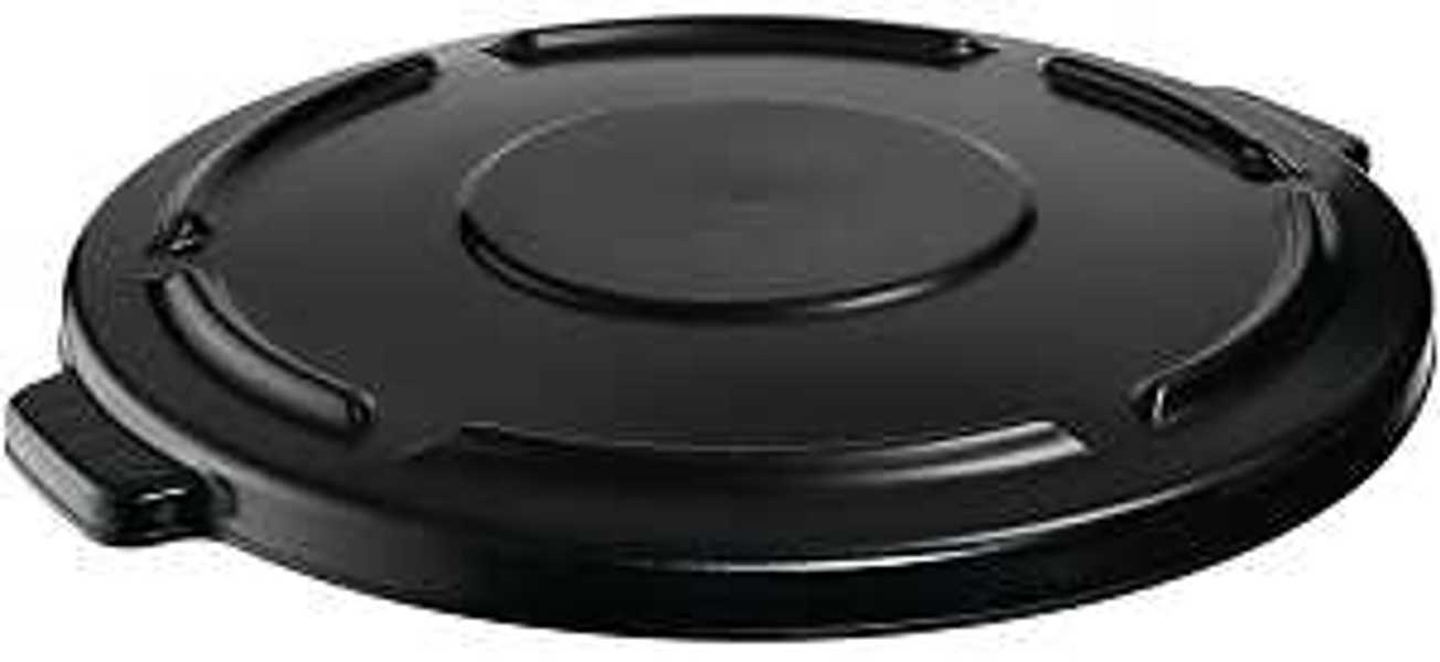 Rubbermaid FG264560BLA Trash Lid 44 Gal Black Brute Resin