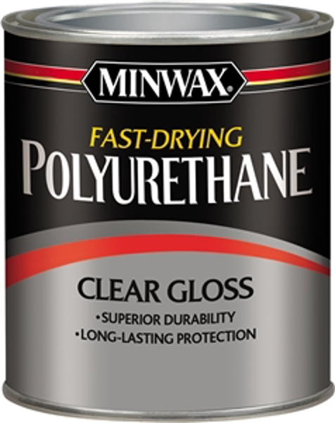 Minwax 23000 Gloss Polyurethane 0.5 Pint Clear