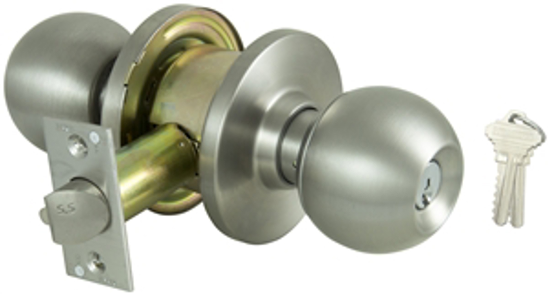 ProSource C360BV-PS Entry Knobset Stainless Steel 2-3/4 In