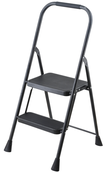 Simple Spaces YC-608-3L Folding Stool Gray 2 Step