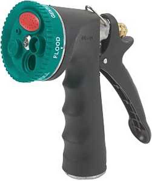 Gilmour MFG 1065667 Watering Nozzle Hose Nozzle Die Cast Metal Comfort Grip