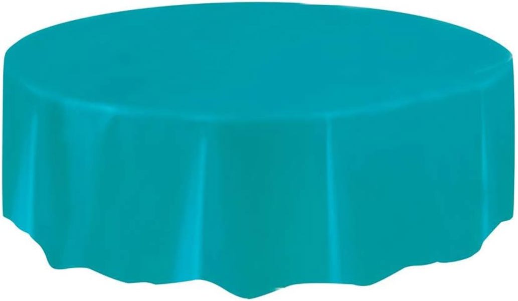 Benson Mills 17035 70 In Round Tablecloth Teal