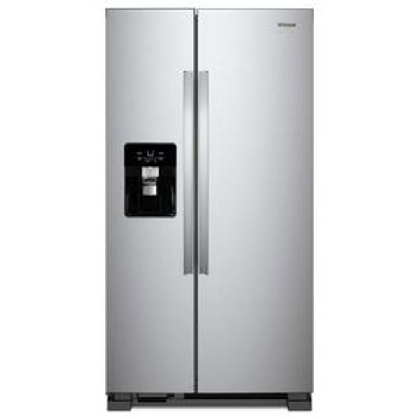 Whirlpool WRS325SDHZ Side by Side Refrigerator 24.6 Cu Ft LED Lighting Fingerprint Resistant Stainless Steel