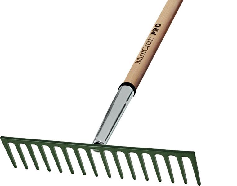 Mintcraft 33243 Level Head Rake 60 In Wooden Handle 16 Tines
