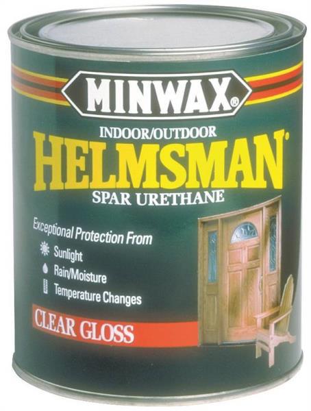 Minwax 63200444 Spar Urethane Topcoat 1 Qt Clear 125 Sq-Ft Mild Hydrocarbon