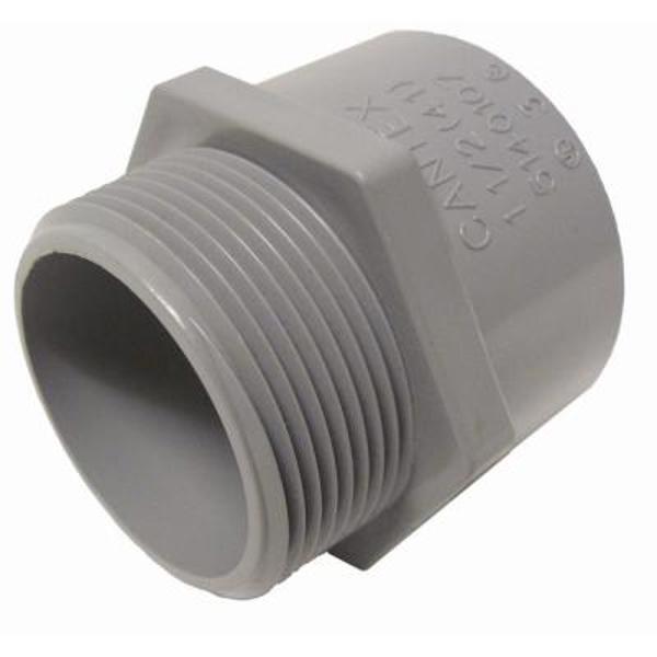 Cantex 5140104U Terminal Adapter 3/4 Inch PVC Male