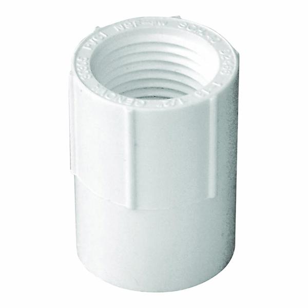 LASCO 435559 Pipe Adapter 1/2 In Slip X FIP Schedule 40 PVC
