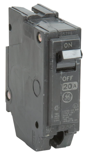 ABB INDUSTRIAL SOLUTION THQL1120/THQL1120A Single Pole Circuit Breaker 20A 120/240V Non-Interchangeable Trip Plug