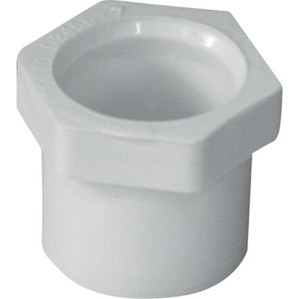 IPEX USA LLC-CANPLAS 30247 / 34247 / 435651 Reducing Spigot X Slip PVC Bushing 1-1/4 In X 3/4 In White