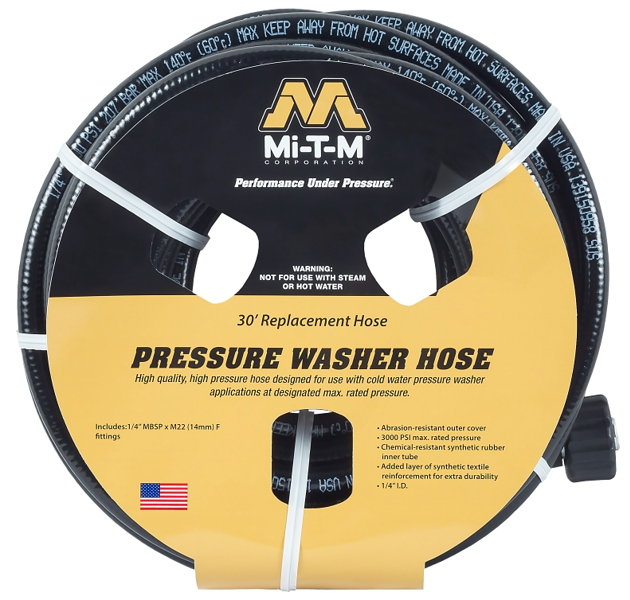 MI-T-M CORPORATION AW-0015-0239 High Pressure Extension Hose 30 Ft Plug Replacement