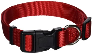 6173520 Red Nylon Pet Collar 16 To 26 X 1 In