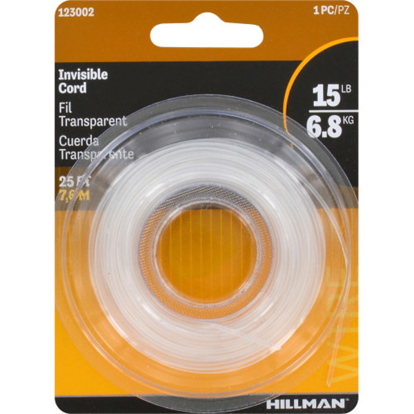 Hillman Group 123002 Nylon Hang Cord 25 Foot 15 Lb Capacity