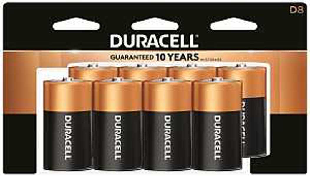 Duracell MN13R8DWZ17 Alkaline Size D Batteries 8 Pack
