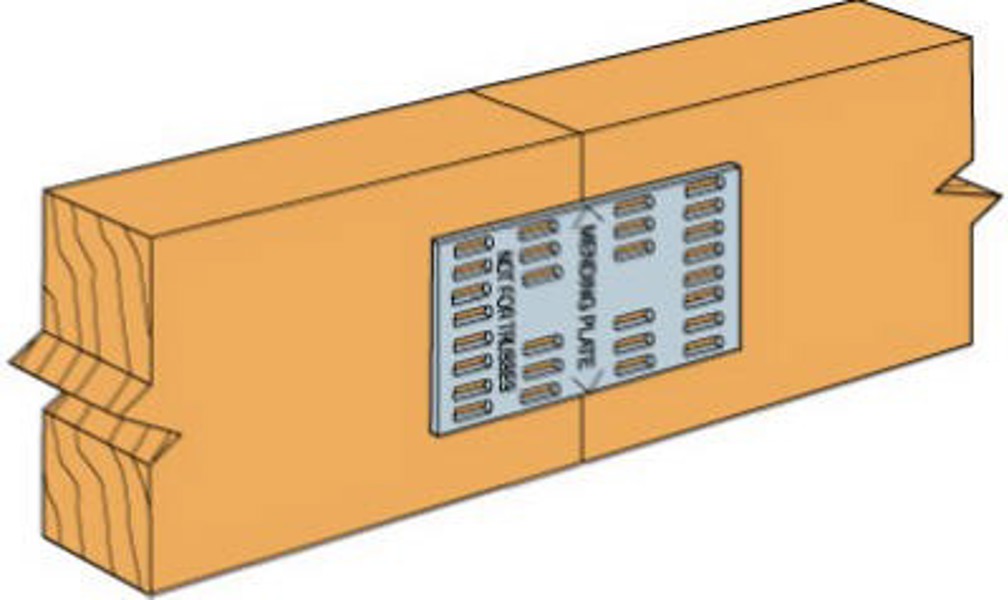Simpson Strong-Tie MP24 Mending Plate 2 In X 4 In Strong Steel