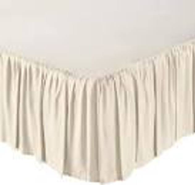Adorable Pillows QRUFFLE Adore Dust Ruffle Queen Bed Skirt