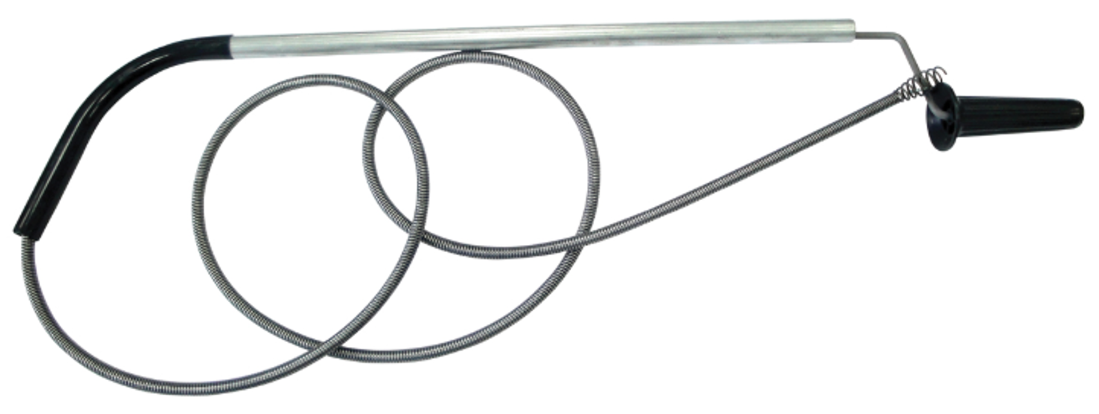 PROSOURCE TA00002-06 Toilet Auger 6 Ft 3/8 In Spring Cable Black