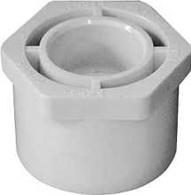 435654 1-1/2X3/4 Reducing Spigot X Slip PVC Bushing