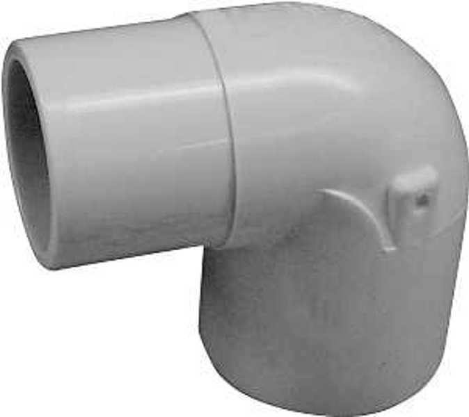LASCO 435544 1/2 In PVC Street Slip X Spigot Elbow Schedule 40