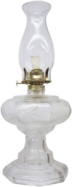 21ST CENTURY L201 Hurricane Lamp Clear 18 In