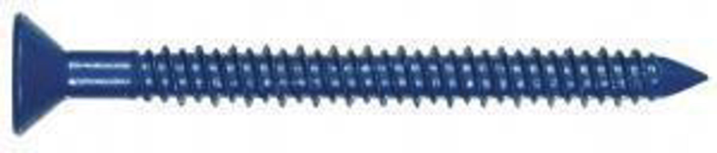 Hillman Group 375311 Flat Head Phillips Concrete Screw Anchor 1/4 In X 3-1/4 In