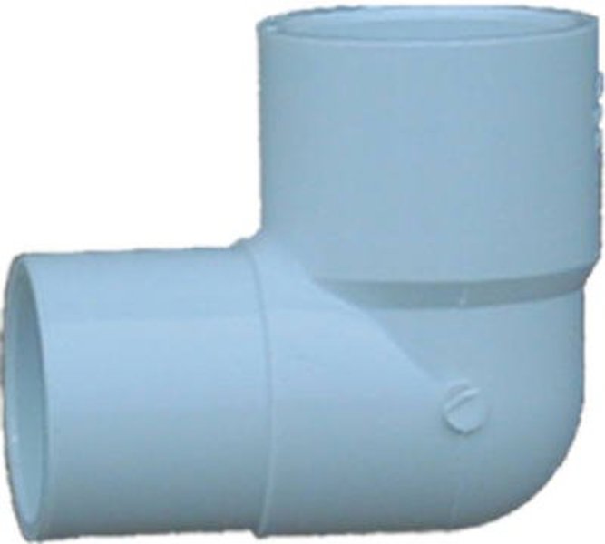 Genova Products 32915 90 Deg Elbow 1-1/2 In Slip x Spigot Schedule 40 PVC