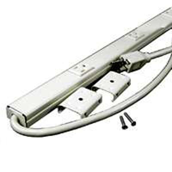 Wiremold Company Outlet Strip Multiple 52 In Long 8 Socket 6 Ft Lead White