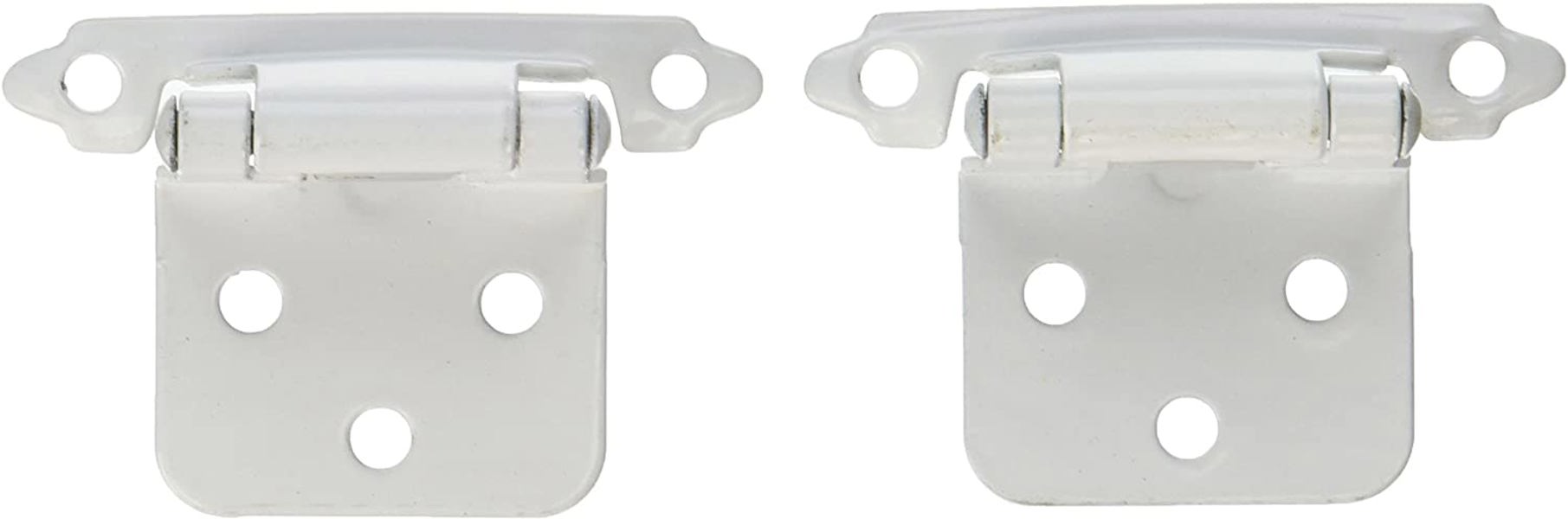 Laurey 28742 Self Closing Cabinet Hinge No Inset White