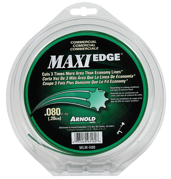 ARNOLD CORP WLM-H80 Commercial Grade Trimmer Line 0.080 In 140 Ft