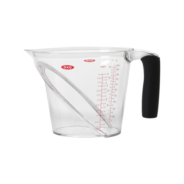 OXO INTERNATIONAL 1050030 Angled Measuring Cup 4 Cups Clear