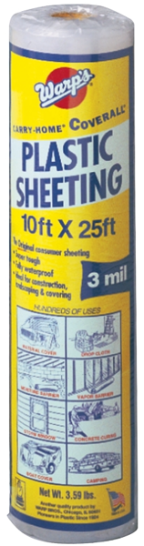 Warp Brothers 3CH10C Clear Coverall 10X 5 3Mil