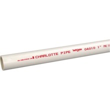 SCH40 PP 40110 1 In x 10 Ft Schedule 40 Water Pipe
