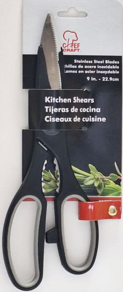 Chef Craft 21000 Kitchen Shears 8 In Stainless Steel