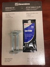 Counter Top Miter Bolt Kit