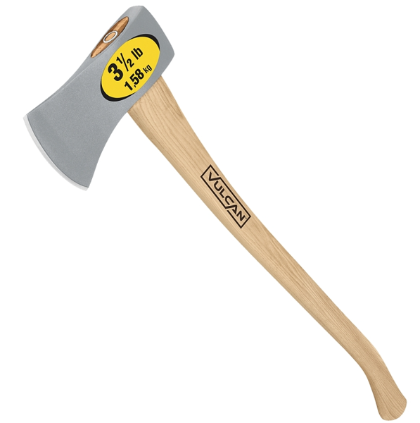 VULCAN 32913 Single 36 In Curved Axe Hickory Handle