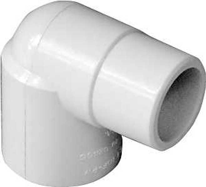 LASCO 435545 90 Degree Elbow 3/4 In PVC Street Slip X Spigot Schedule 40