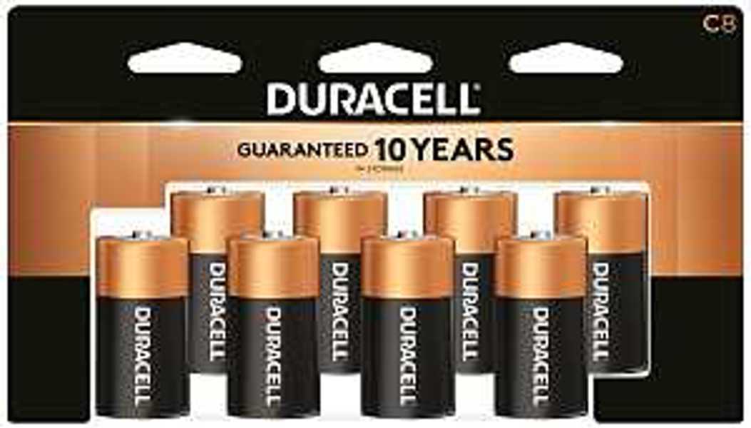 Duracell MN14R8DWZ17 Alkaline Size C Battery 8 Pack