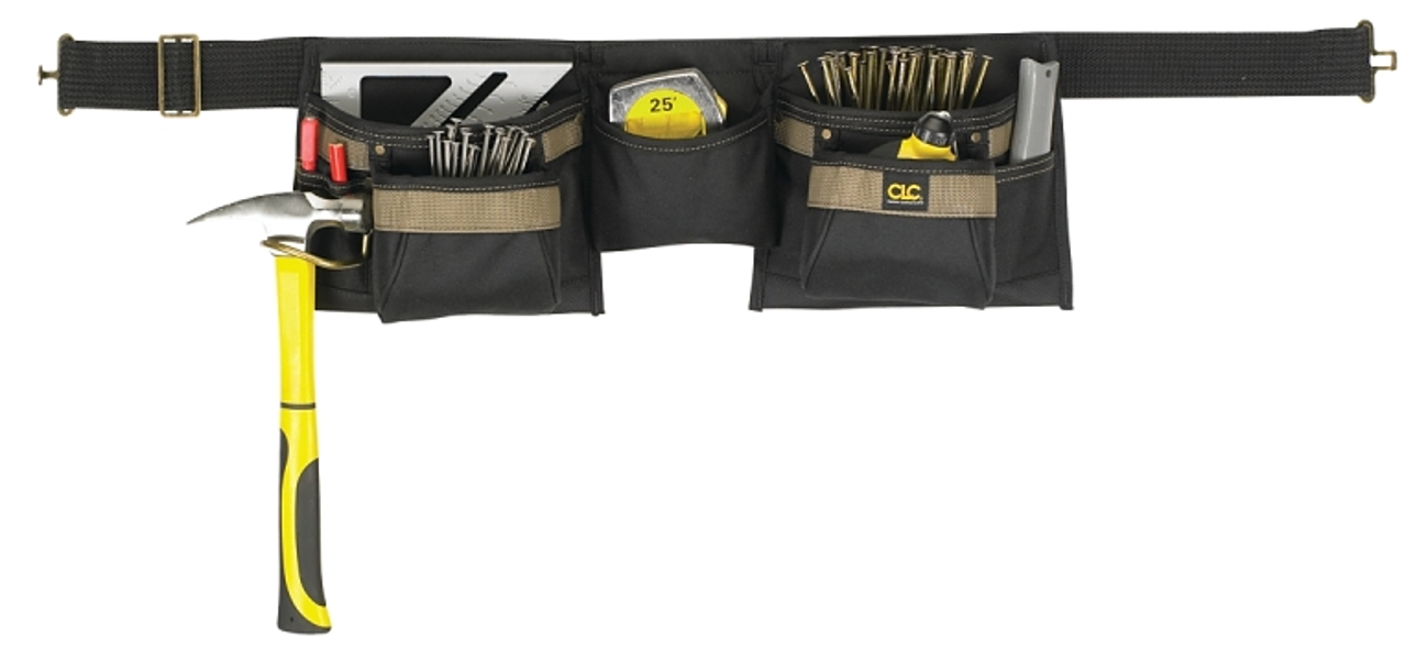 HULTAFORS 1370 8 Pocket Tool Belt 29-46 Waist Polyester
