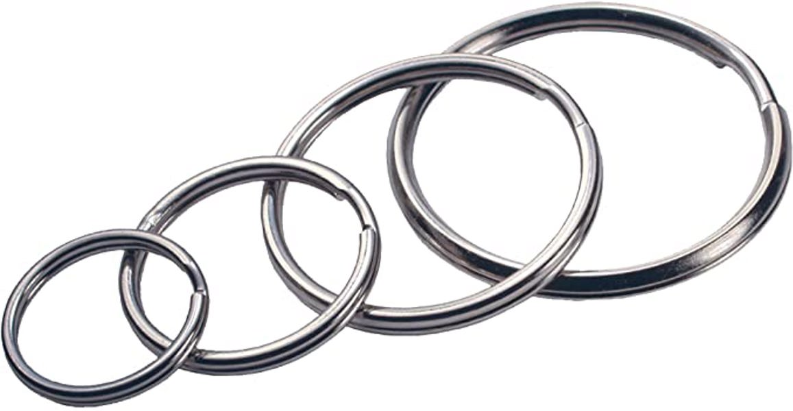 Hillman Group 701288 Split Key Ring Assorted Sizes
