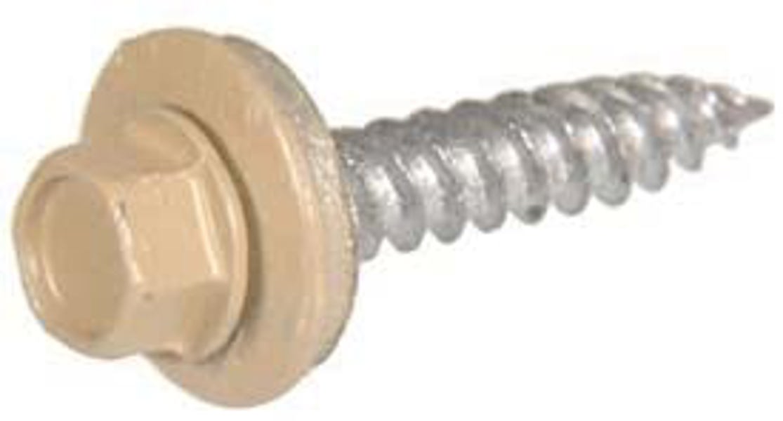 Hillman Group 47740 Self Piercing Sheeter 10 X 2 Tan Painted Head