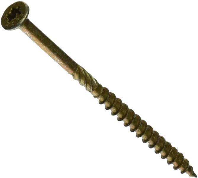 Hillman Group 48592 Wood Screws 5 Lb Zinc and Yellow 9x3 Star Drive