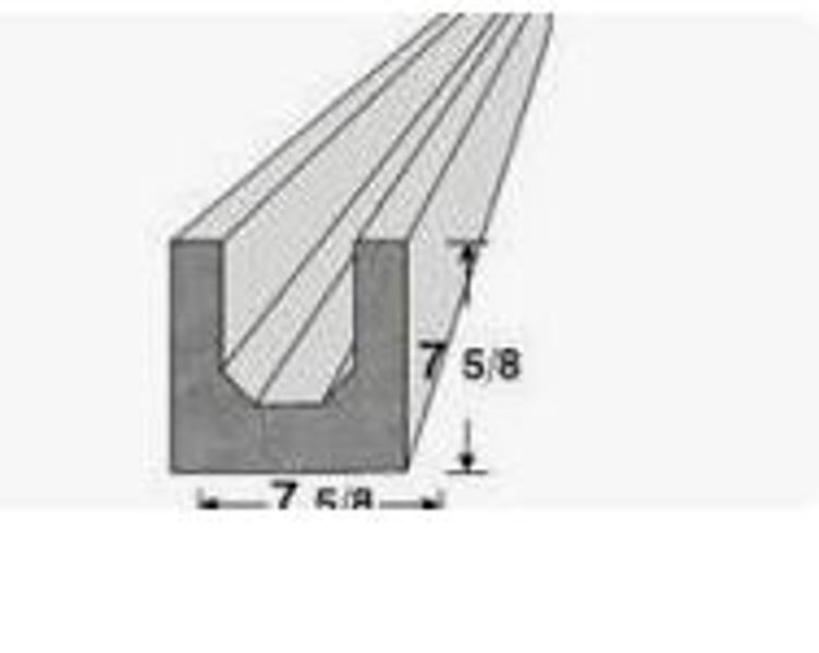LOTT'S CONCRETE PRODUCTS, INC UL846 Precast Concrete Lintel 8 In x 46 In 148 Lbs Each