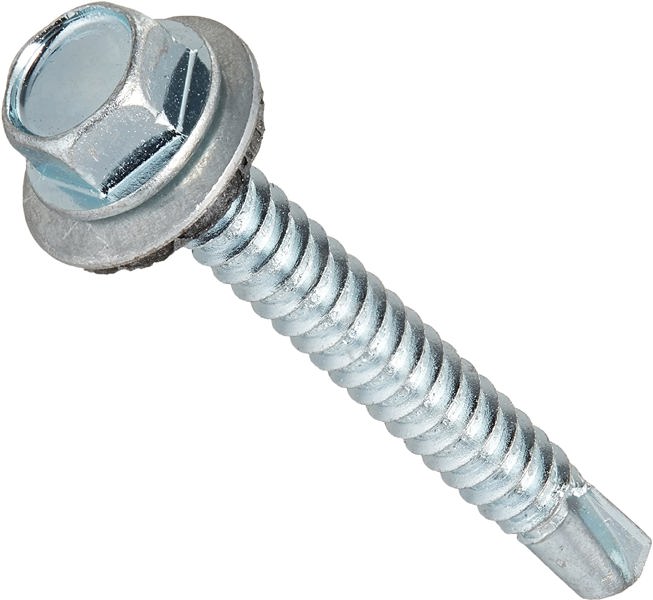 Hillman Group 561059 Neoprene Washer Self Drilling Screw 1/4-14 X 2