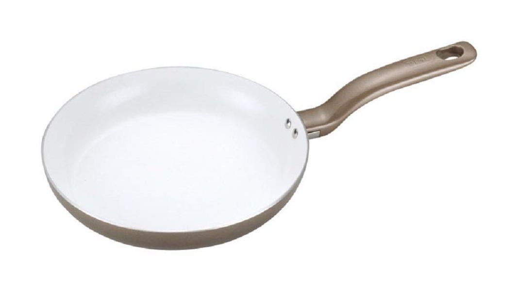 T-FAL CORPORATION G9190764 Frying Pan 11.5 In Ceramic Champagne
