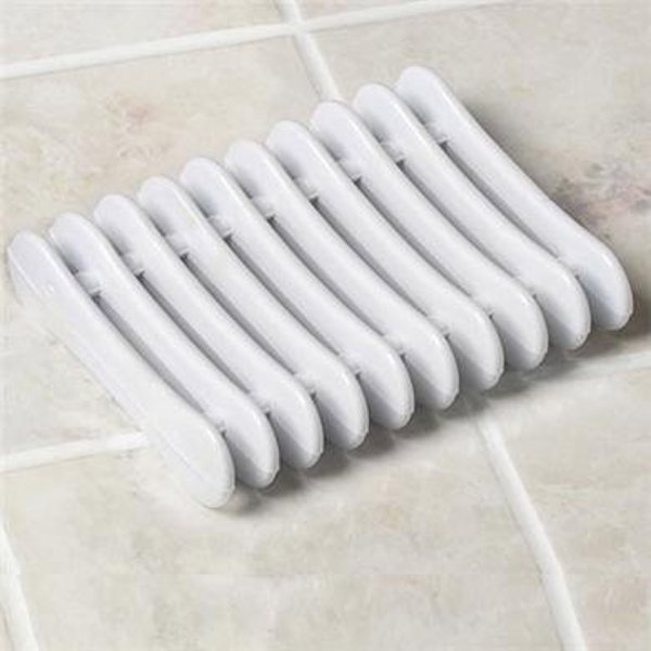 Spectrum 52100 Dino Soap Saver White Durable Plastic Fun Design Helps Keep Soap Dry