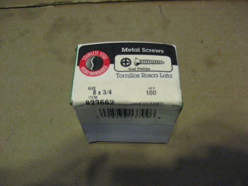 Hillman Group 823662 Oval Head Sheet Metal Screw 8 X 3/4 Phillips