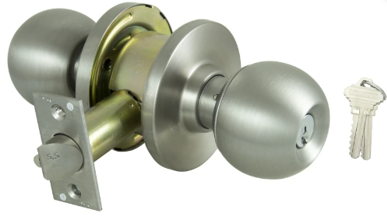 C368BV-PS Grade 2 Stainless Steel Lock Door Entry Knob Set